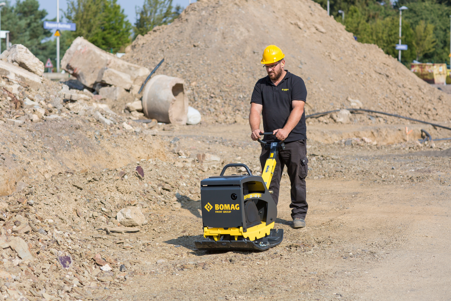 Bomag BPR 35/60 D (225 kg) vibrationsplade frem/bak - Billede 3