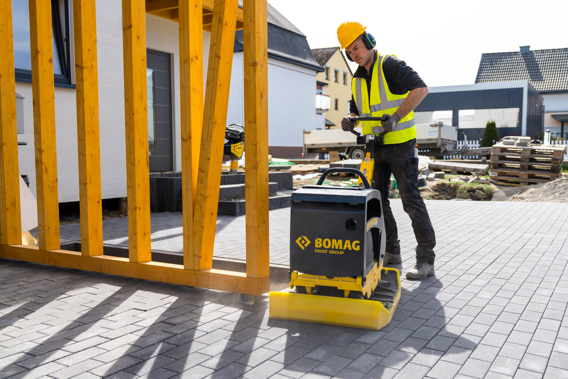 Bomag BPR 35/60 D (225 kg) vibrationsplade frem/bak - Billede 2