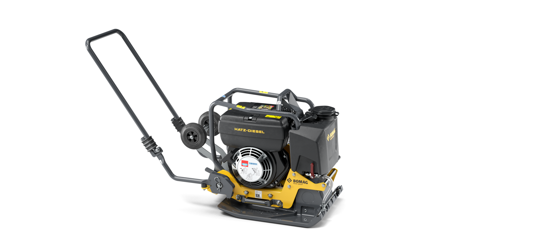 BOMAG BP 20/45 VIBRATIONSPLADE (92kg) - Billede 3